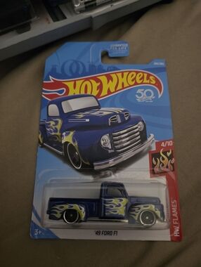 '49 Ford F1 Blue Die-Cast Toy Truck